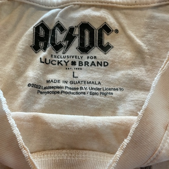 Lucky Brand sleeveless shirt size Large never worn tan tie dye - Picture 3 of 6